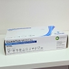 Niebieskie rękawice medyczne Quantus Medical rozmiar XL - widok pudełka.